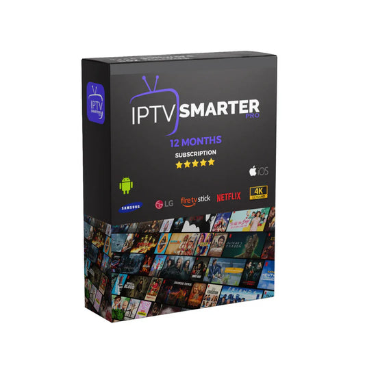 iptv smarters pro subscription 12 months